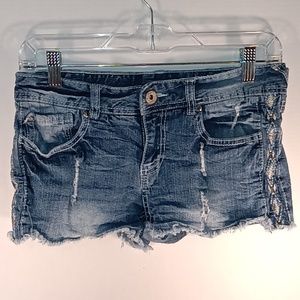 Amethyst Jeans Shorts Size 7 Blue